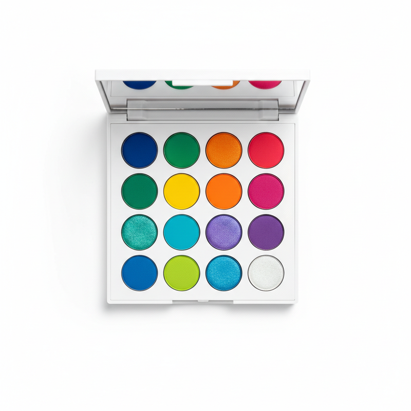 16-Color Rainbow Eyeshadow Palette